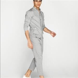 Orttu Men’s Cargo Gray Work Jumpsuit NOWT